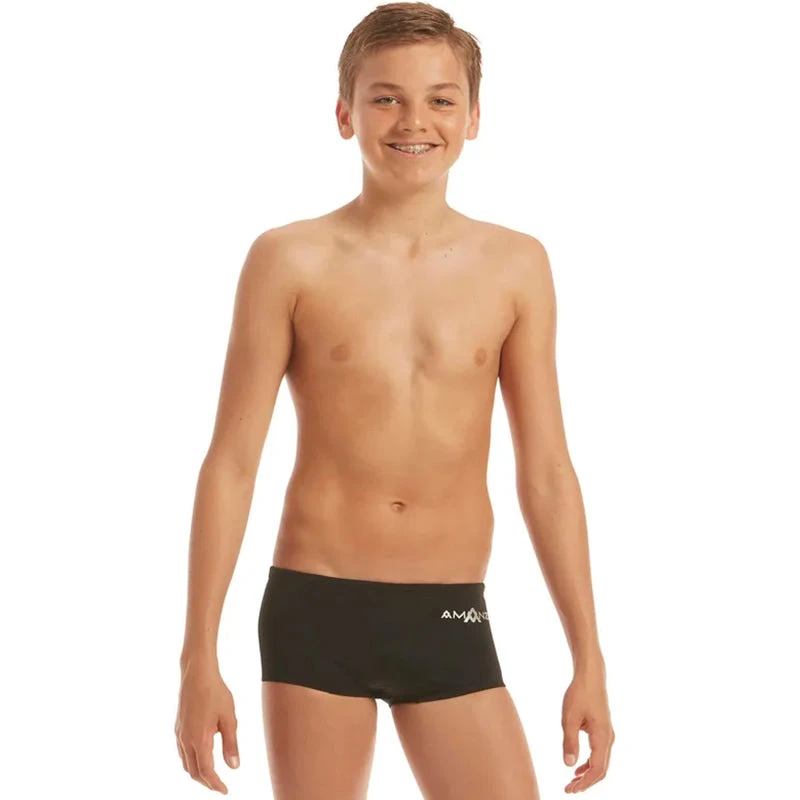 Amanzi - Jet Black Boys Trunks - Image 2