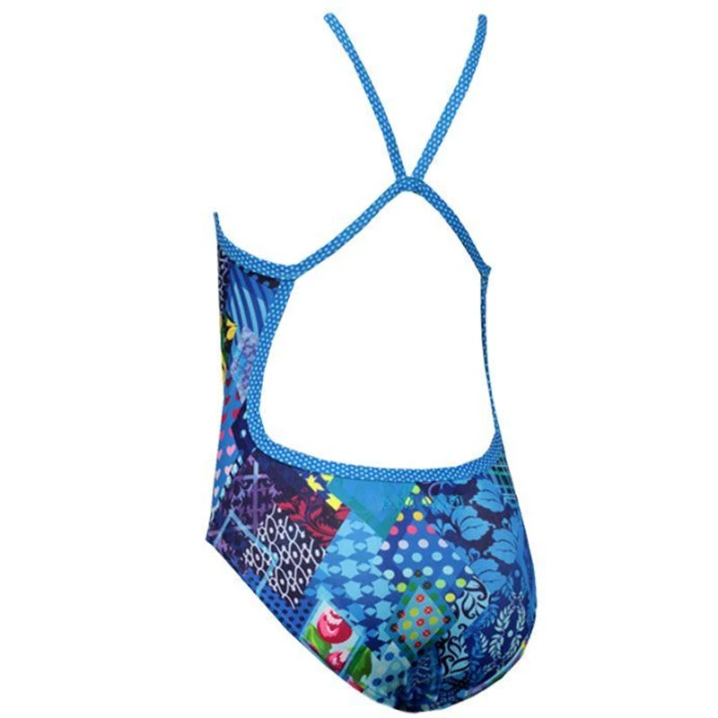 Amanzi - Posy Patch Girls One Piece Swimsuit - Image 2