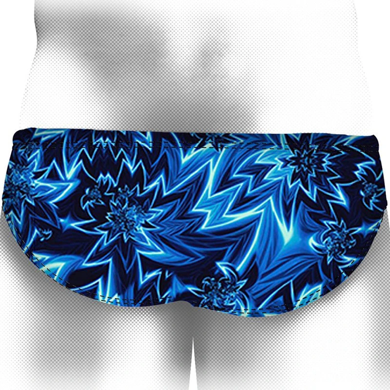Aquarapid - Men's Say Printed Racer Brief - Image 2