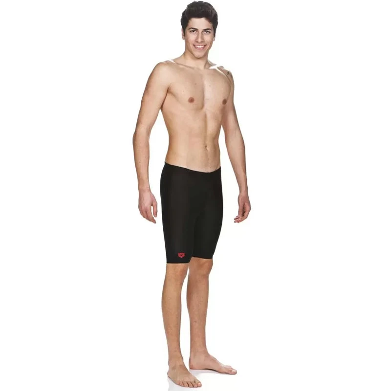 Arena - Flow Mens Jammers - Black/Red - Image 5