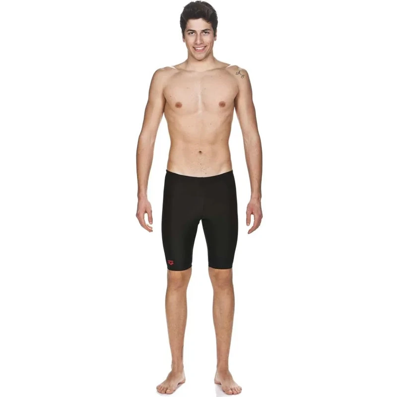 Arena - Flow Mens Jammers - Black/Red - Image 6