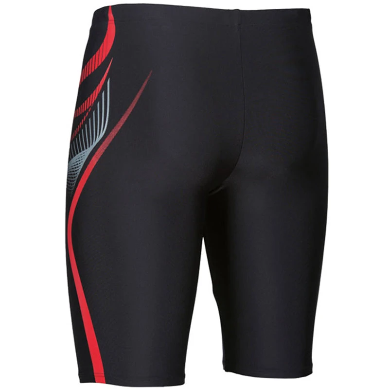 Arena - Flow Mens Jammers - Black/Red - Image 8