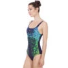 Arena - Opal Wing Back Ladies Bodylift Swimsuit - Navy