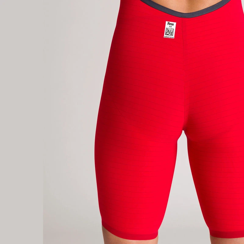 Arena - Women's Powerskin Carbon-AIR² Open Back - Red/Blue - Image 6