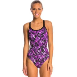 Dolfin - Chloroban Rondo DBX Back Swimsuit (Purple)