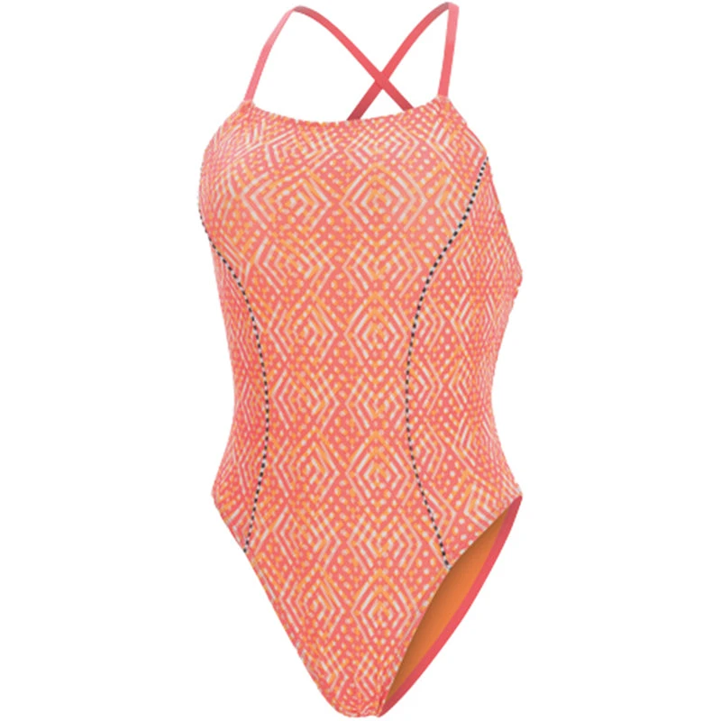 Dolfin Uglies - Revibe Roxie Coral Diamond Back One Piece Swimsuit - Image 3
