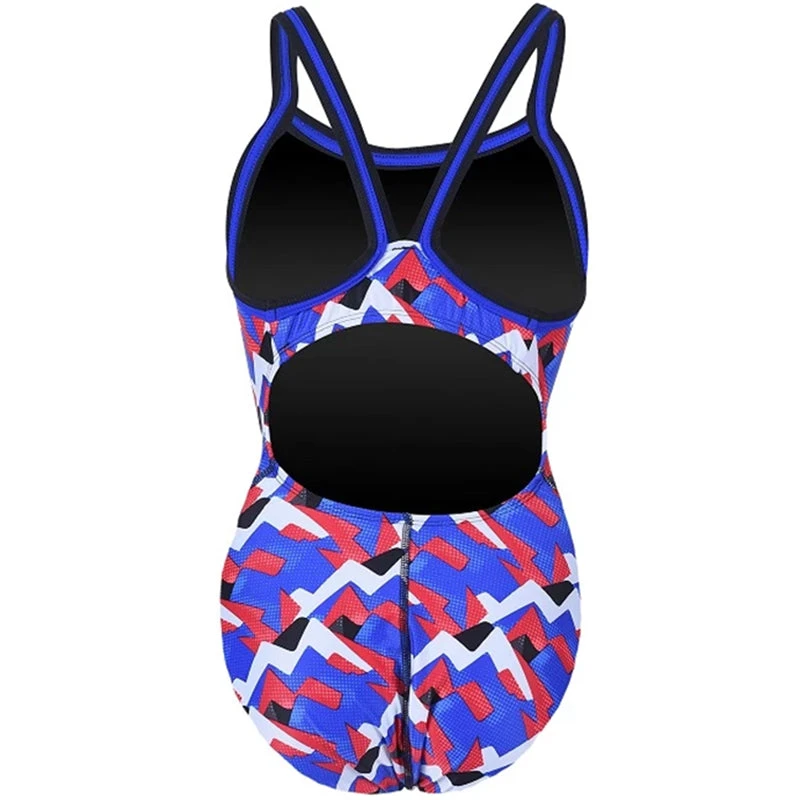 Dolfin - XtraSleek Eco Denali DBX Back Swimsuit - Red/White/Blue - Image 4