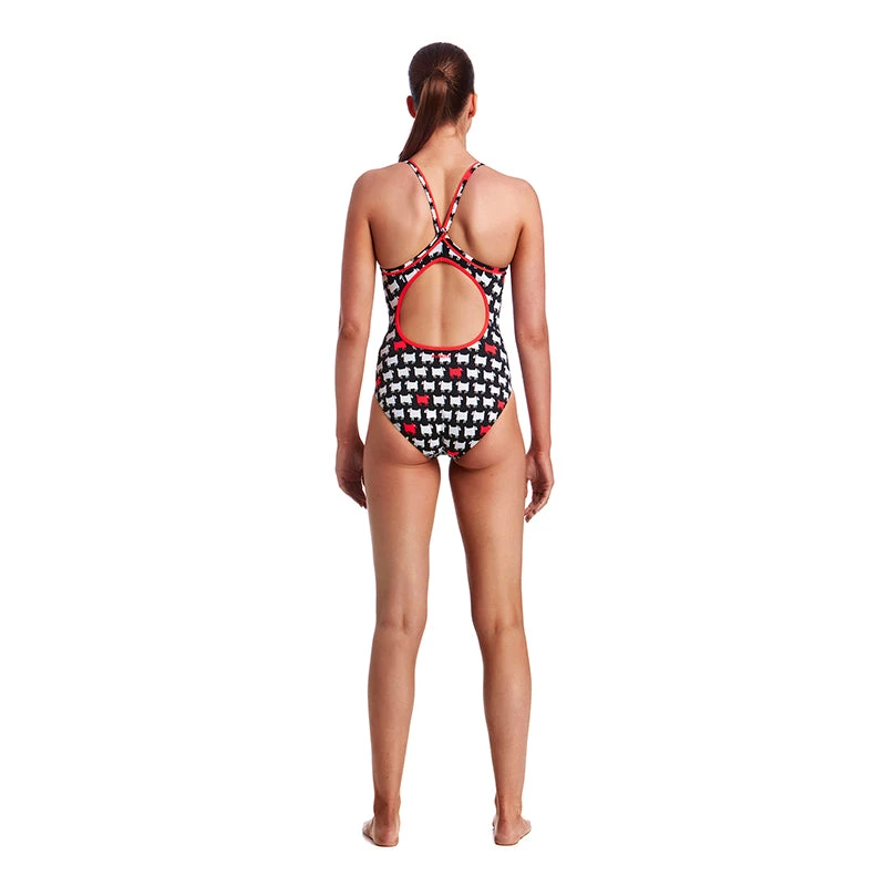 Funkita - Angry Ram - Ladies Diamond Back One Piece - Image 3
