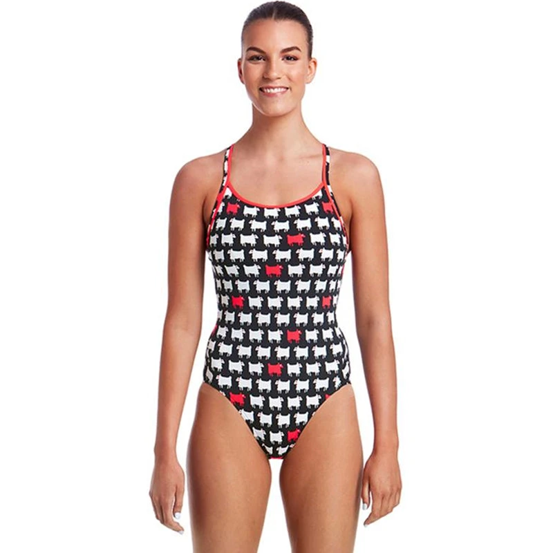 Funkita - Angry Ram - Ladies Diamond Back One Piece