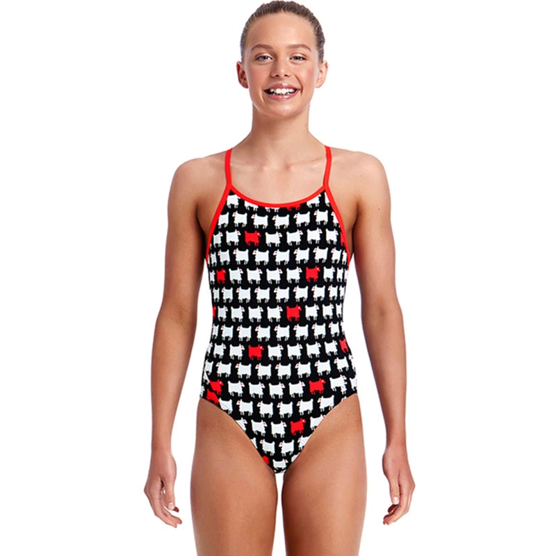 Funkita - Angry Ram - Girls Diamond Back One Piece
