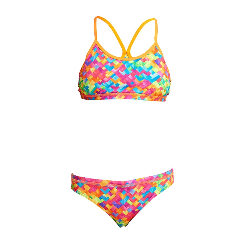 Funkita - Stroke Rate - Girls Racerback Two Piece - Image 2