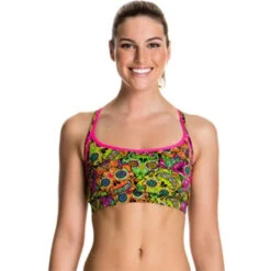 Funkita - Skull Keeper - Ladies Bikini Sports Top