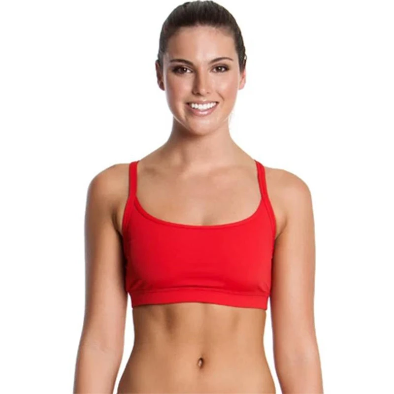 Funkita - Still Red - Ladies Sports Bikini Top
