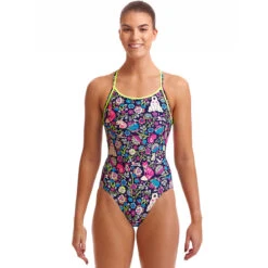 Funkita - Birds And Bees - Ladies Diamond Back One Piece