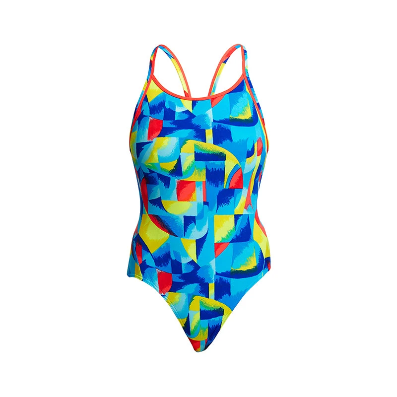 Funkita - Brushed Up - Ladies Diamond Back One Piece - Image 2