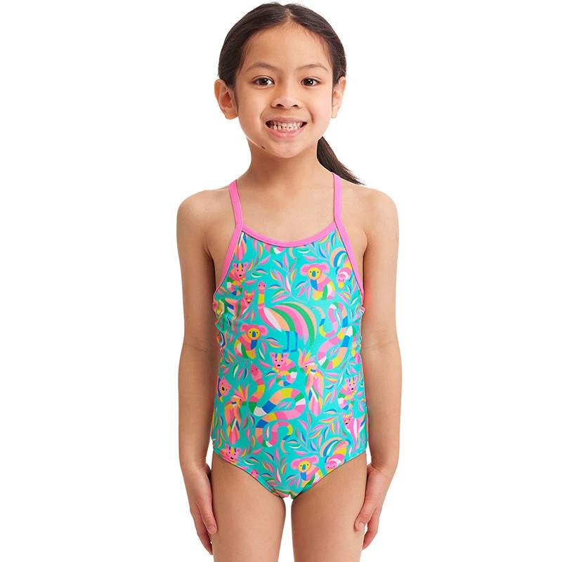 Funkita - Bush Babies - Toddler Girl's Eco Printed One Piece