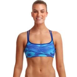 Funkita - Cold Current - Ladies Criss Cross Top