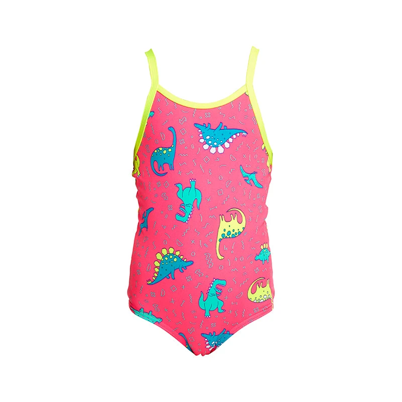 Funkita - Dancing Dino - Toddler Girls Printed One Piece - Image 2