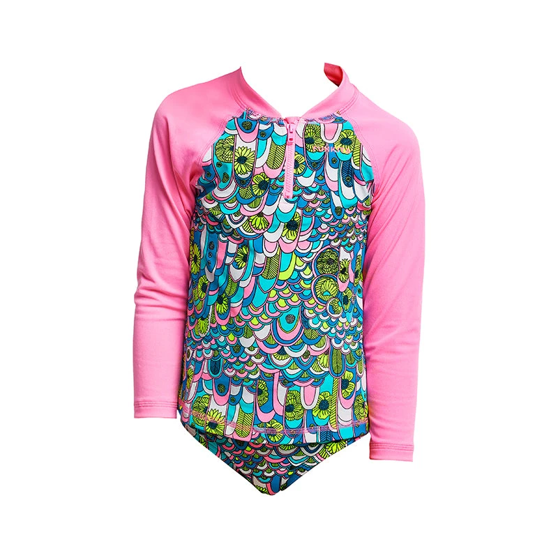 Funkita - Feather Fairy - Toddler Girls Zippy Rash Vest - Image 2