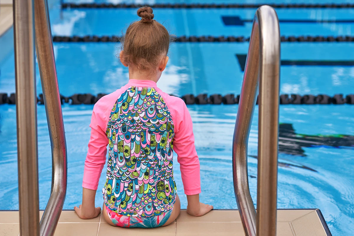 Funkita - Feather Fairy - Toddler Girls Zippy Rash Vest - Image 7