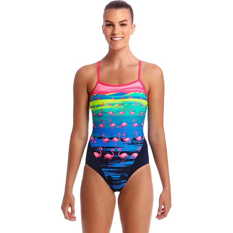 Funkita - Flamingo Flood - Ladies Single Strap One Piece