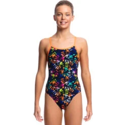 Funkita - Hands Off - Girls Single Strap One Piece