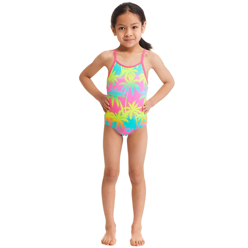 Funkita - Hawaiian Heaven - Toddler Girl's Printed One Piece - Image 4