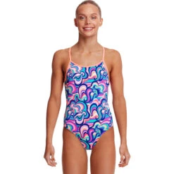 Funkita - Ice Cream Queen - Girls Eco Diamond Back One Piece