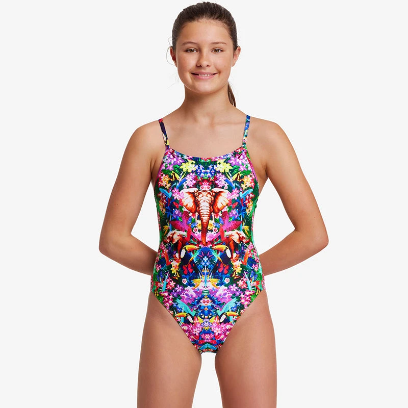 Funkita - Jungle Boogie - Girls Single Strap One Piece - Image 4