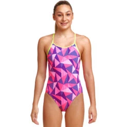 Funkita - Little Pinky - Girls Diamond Back One Piece
