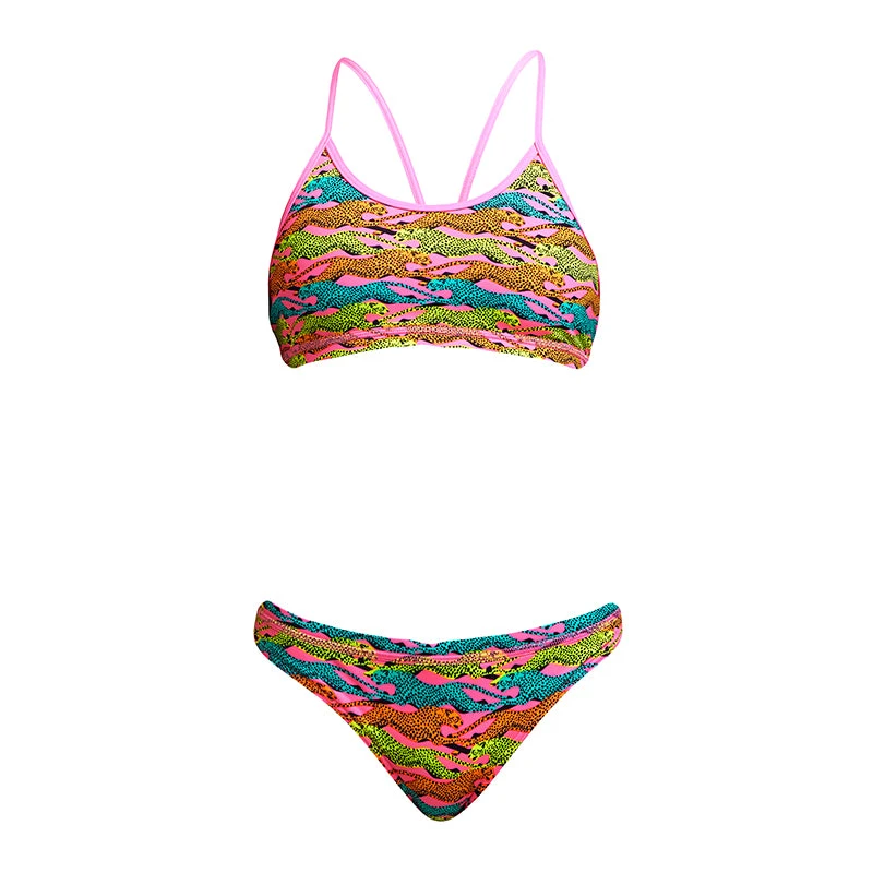 Funkita - Lying Cheet - Girls Eco Racerback Two Piece - Image 2