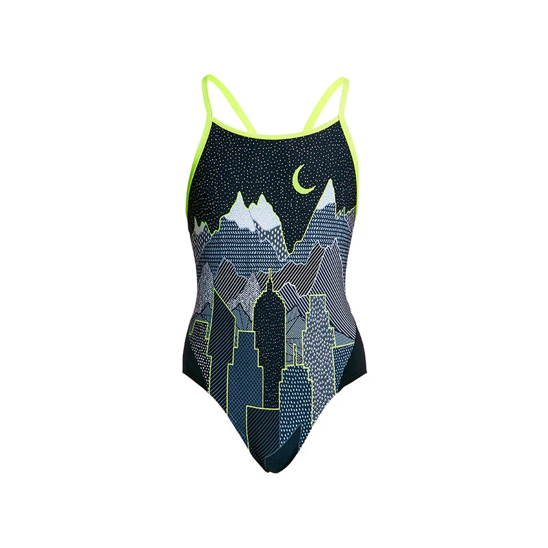 Funkita - Moonlighting - Girls Diamond Back One Piece - Image 2