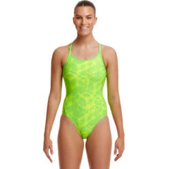 Funkita - Neon Orbiter - Ladies Diamond Back One Piece