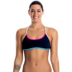 Funkita - Ocean Blast - Ladies Tie Down Bikini Top