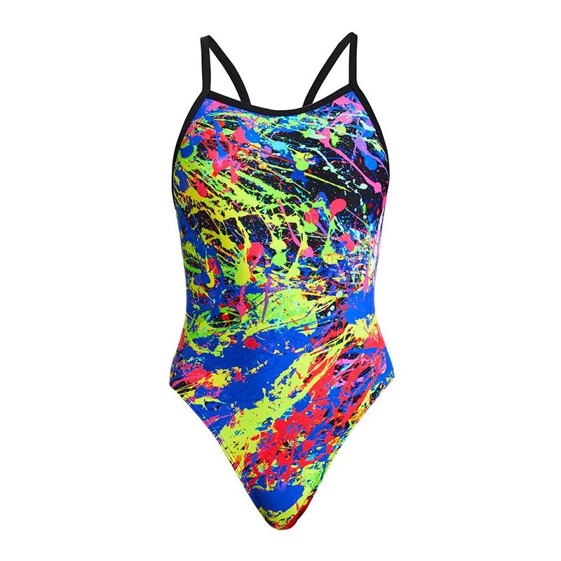 Funkita - Paint Smash - Girls Single Strap One Piece - Image 2