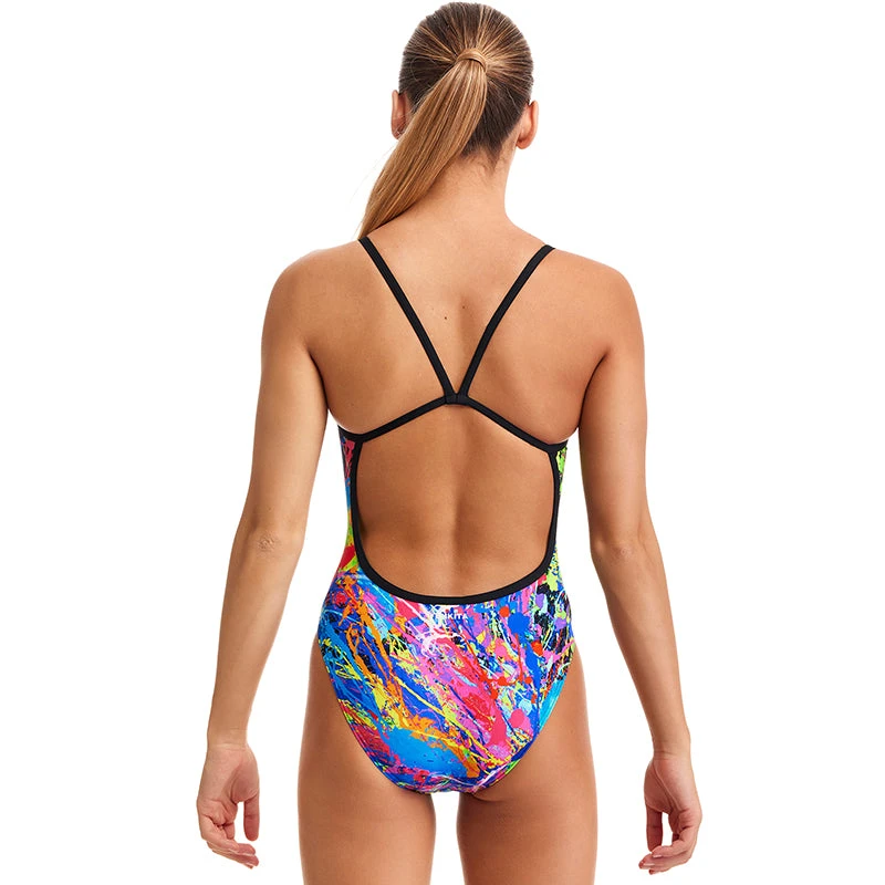Funkita - Paint Smash - Girls Single Strap One Piece - Image 3