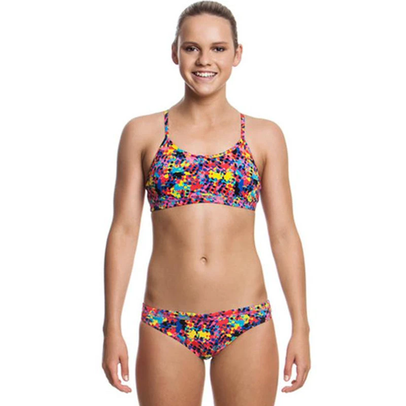 Funkita - Paintballs - Girls Racerback Two Piece