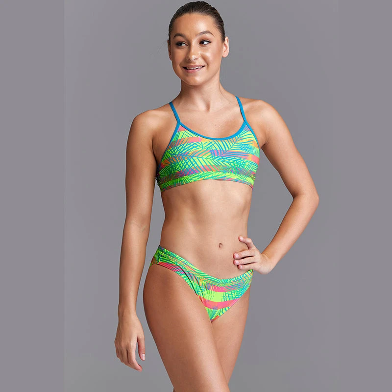 Funkita - Palm Free - Girls Racerback Two Piece - Image 5