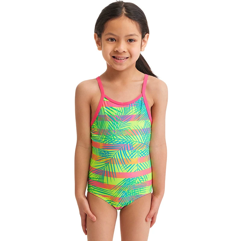 Funkita - Palm Free - Toddler Girl's Printed One Piece - Image 4