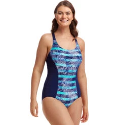 Funkita - Palm Pilot - Ladies Brace Me Back One Piece
