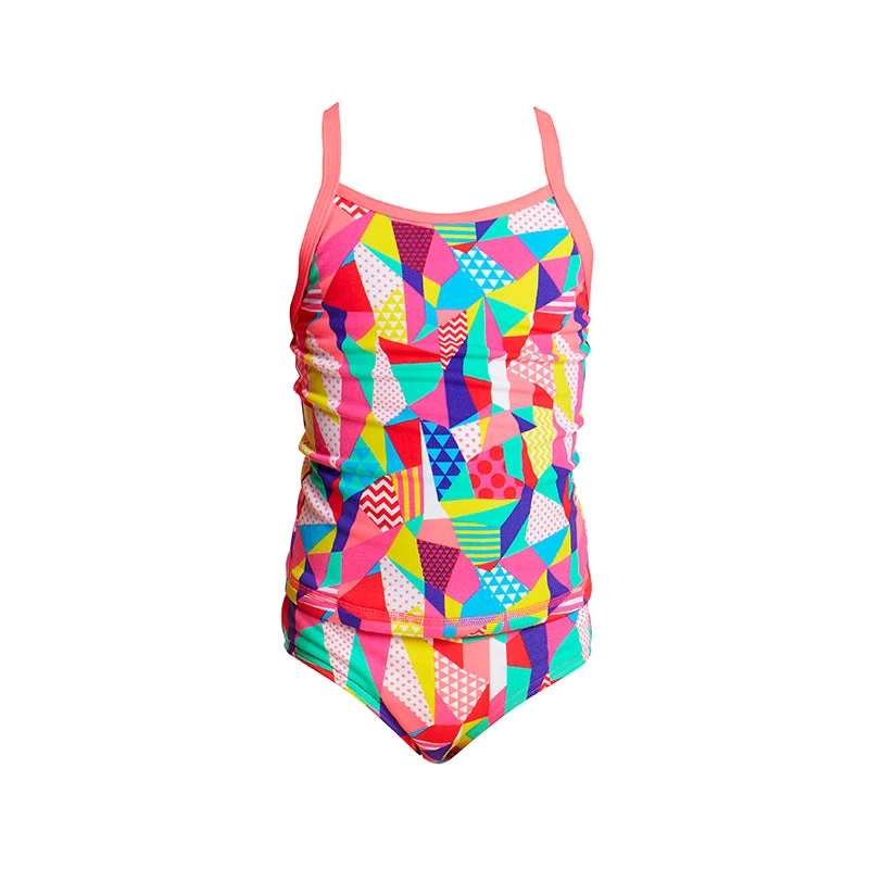 Funkita - Pastel Patch - Toddlers Girls Tankini Two Piece - Image 2