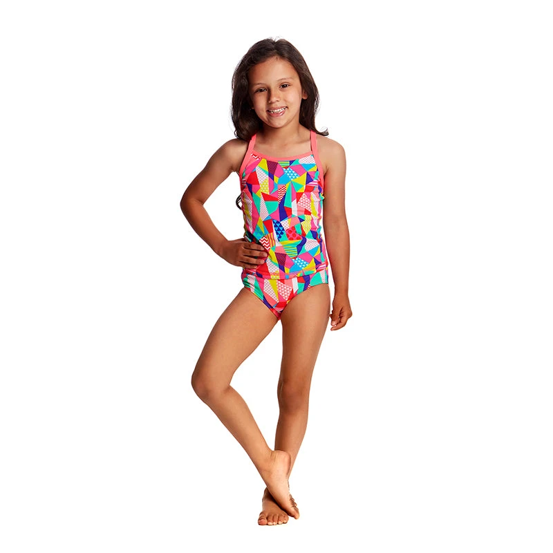 Funkita - Pastel Patch - Toddlers Girls Tankini Two Piece - Image 4