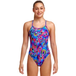 Funkita - Peacock Paradise - Girls Single Strap One Piece