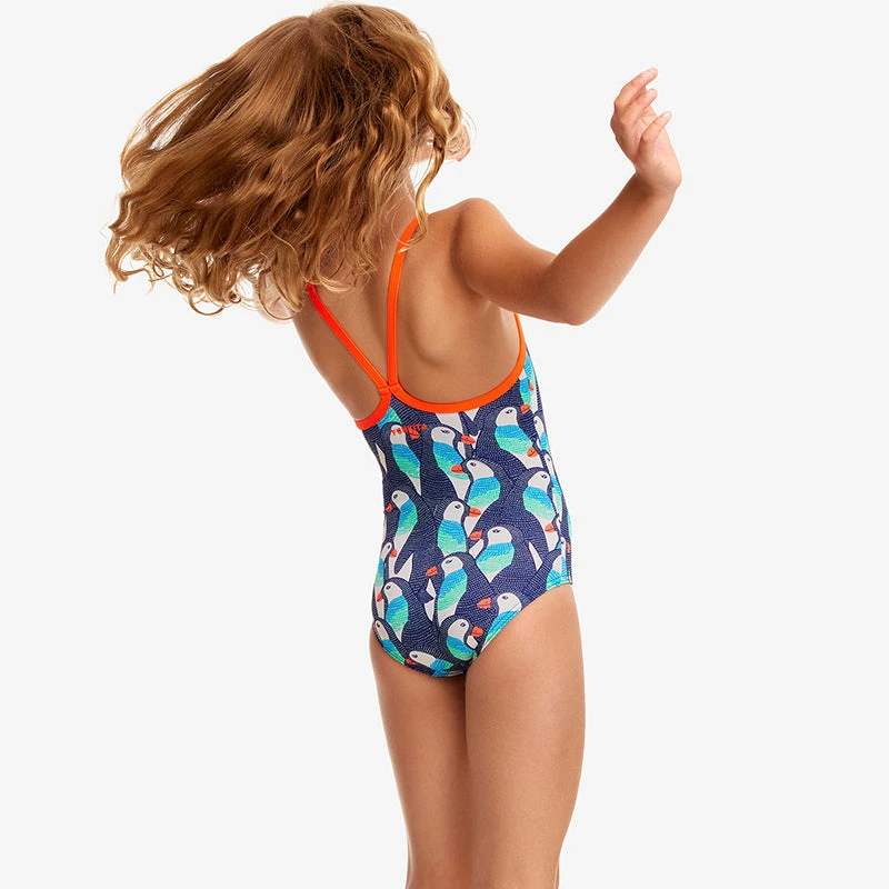 Funkita - Pengoo Parade - Toddler Girls Printed One Piece - Image 4
