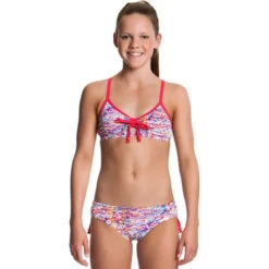 Funkita - Pollock Party - Girls Tie Detail Two Piece