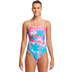 Funkita - Pretty Pink - Ladies Single Strap One Piece