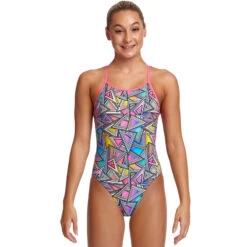 Funkita - Prism Break - Girls Diamond Back One Piece