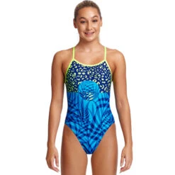 Funkita - Purry Palm - Girls Single Strap One Piece