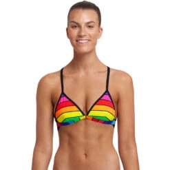 Funkita - Rainbow Racer - Ladies Tri Top
