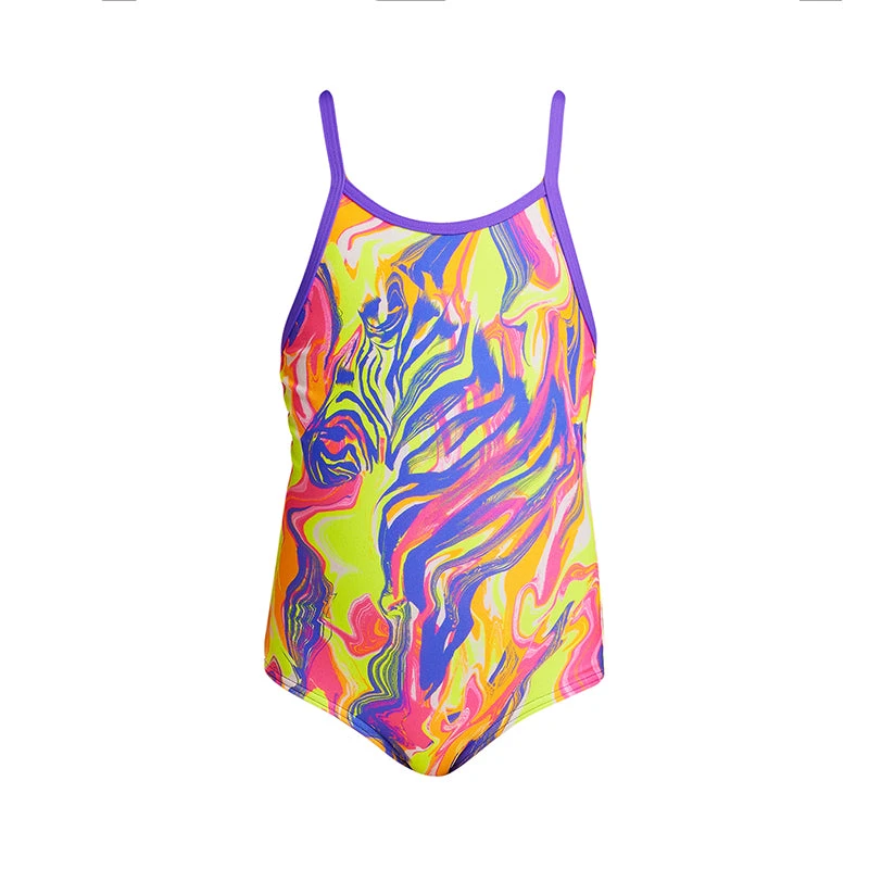Funkita - Run Wild - Toddlers Girls Printed One Piece - Image 2
